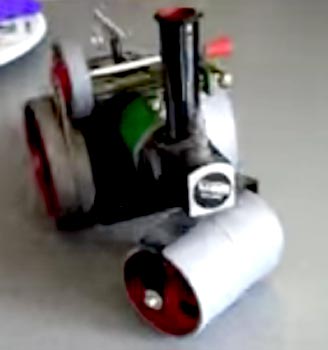 custom created steamroller toy