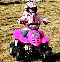 child's battery operated 4 wheeler