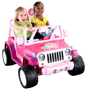 this power wheels vehicle really jams!