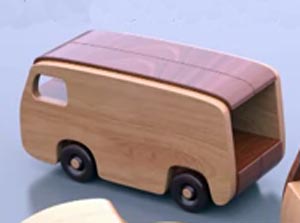 custom made four wheeler van toy